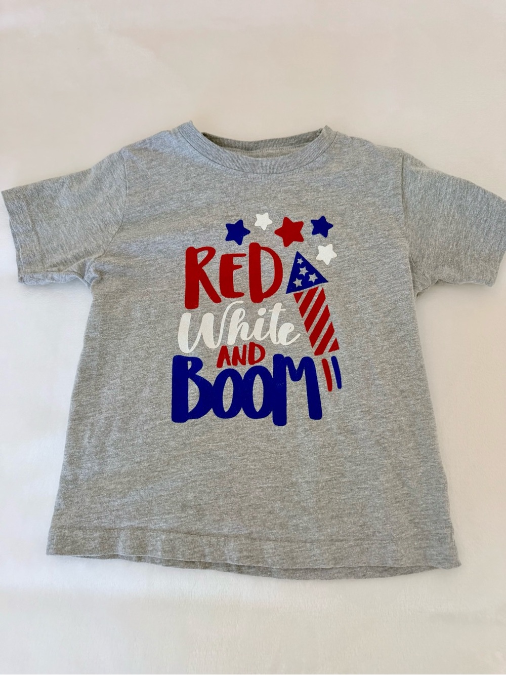 Toddler ‘Red White and Boom’ 4th of July Tee (size 3T)